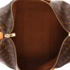 Borsa da viaggio Louis Vuitton  Keepall 45 in tela monogram marrone e pelle naturale - Detail D3 thumbnail