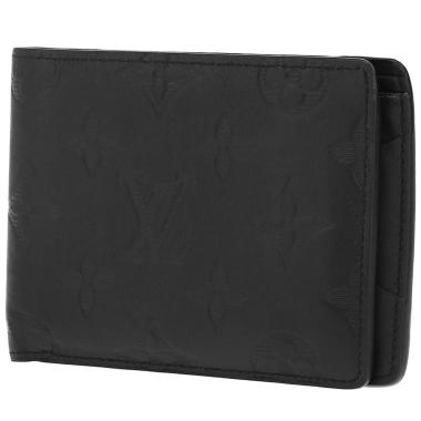 Louis Vuitton   card wallet  in black empreinte monogram leather  and black leather
