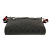 Gucci   shoulder bag  in black "sûpreme GG" canvas  and black leather - Detail D1 thumbnail