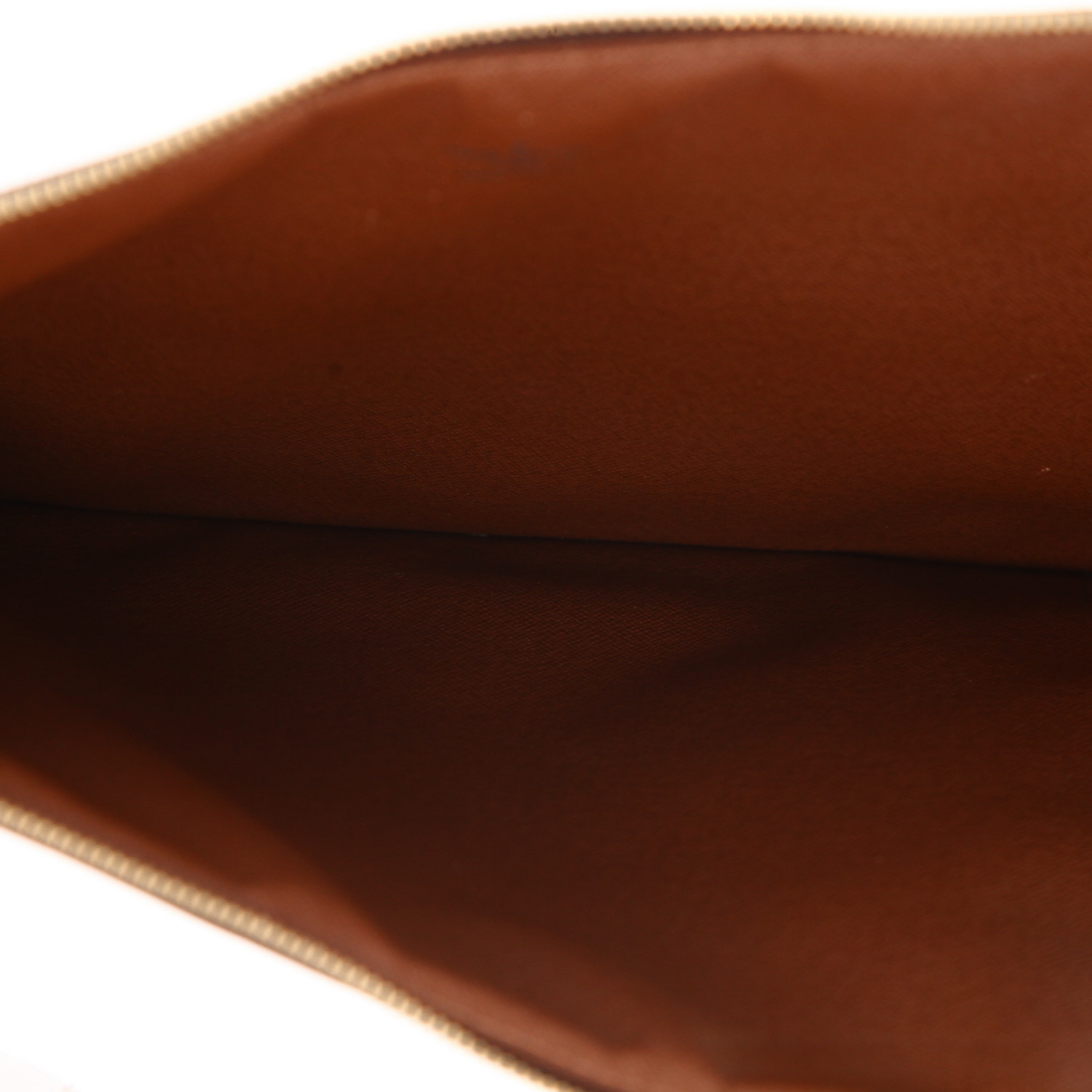 Pochette Louis Vuitton  Pochette Jour en toile monogram marron - Detail D3