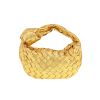 Bottega Veneta  Jodie mini  handbag  in gold intrecciato leather - 360 thumbnail