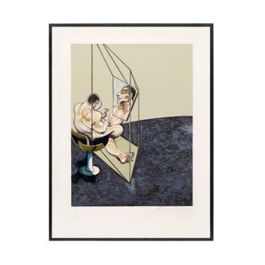 Three studies of the male back : left panel - 1987