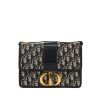 Borsa a tracolla Dior  30 Montaigne in tessuto a monogramma Oblique blu marino - 360 thumbnail