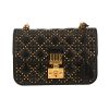 Borsa a tracolla Dior  Dioraddict in pelle trapuntata nera - 360 thumbnail