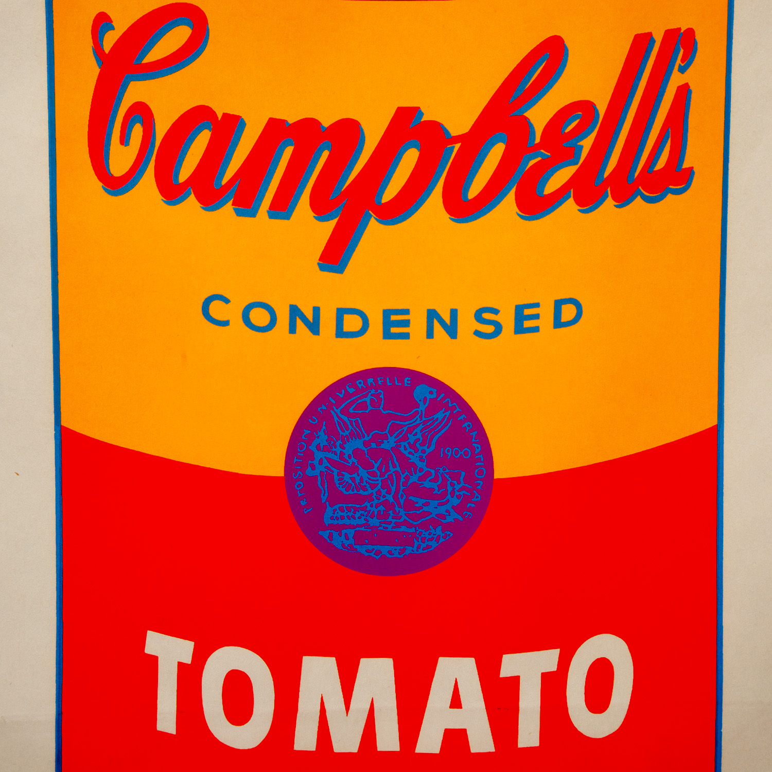 Andy Warhol (1928-1987), Campbell's Soup Can (Tomato) - 1966 - Detail D1