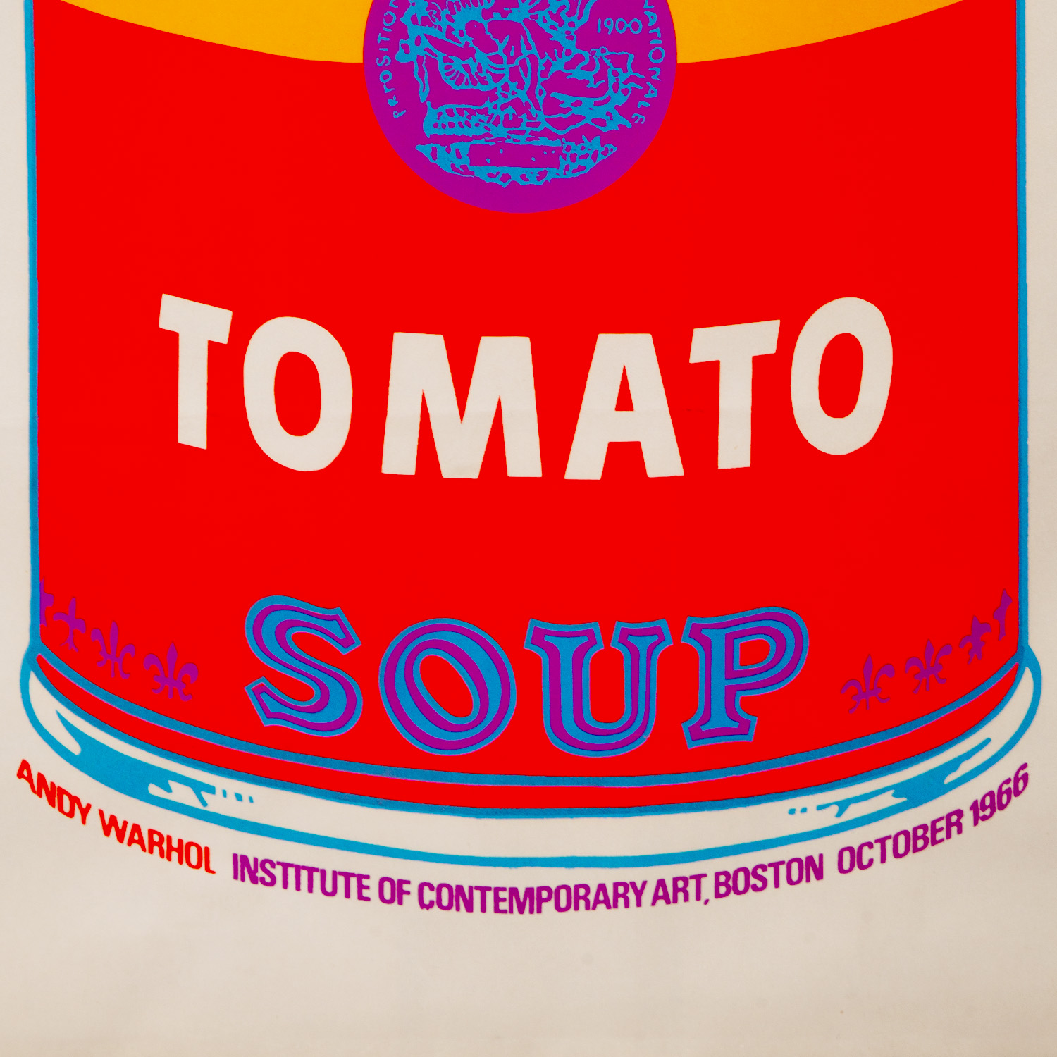 Andy Warhol (1928-1987), Campbell's Soup Can (Tomato) - 1966 - Detail D3