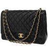 Chanel  Timeless Maxi Jumbo shoulder bag  in black quilted leather - 00pp thumbnail