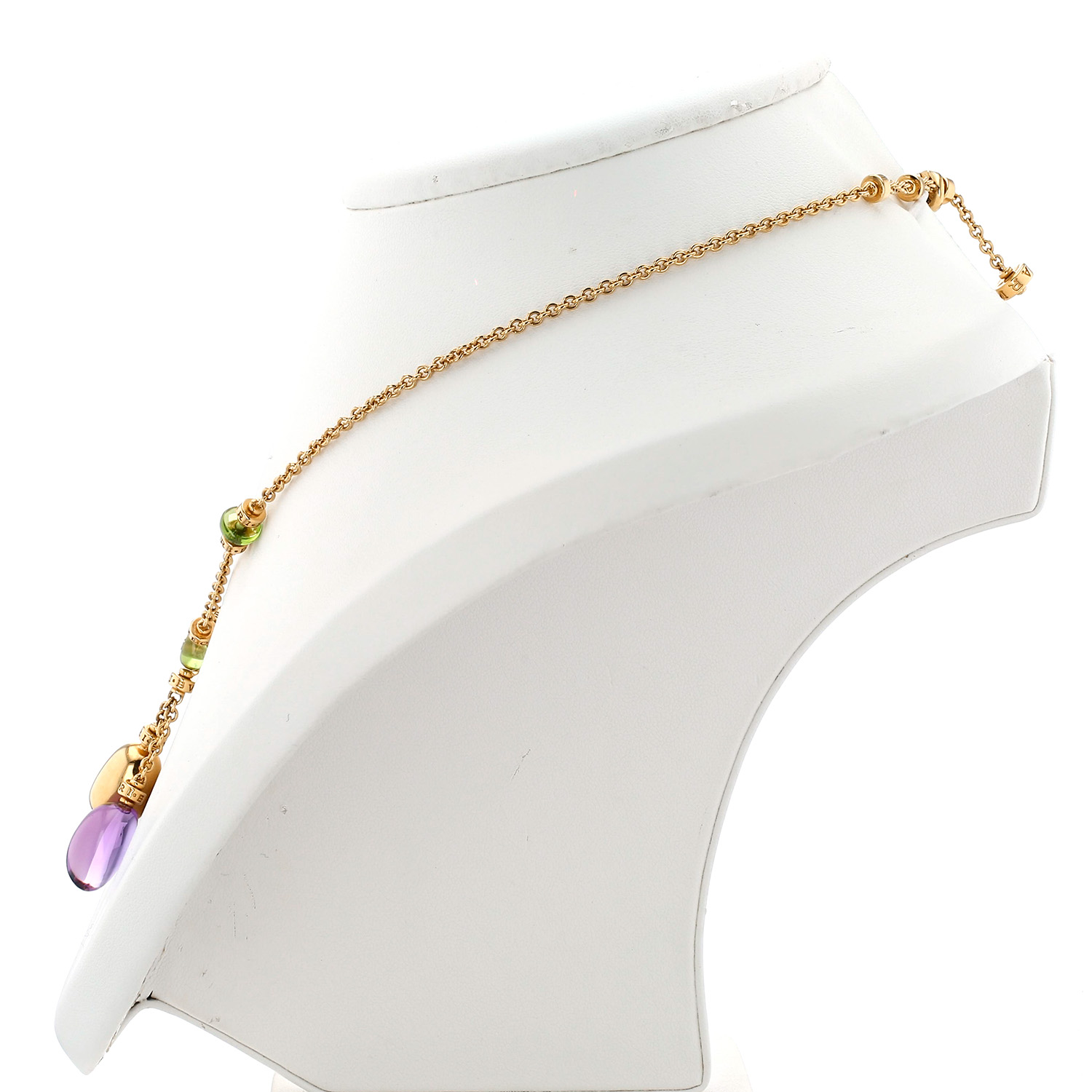 Collana Bulgari Mediterranean Eden  in oro rosa, ametista e peridoto - Detail D2