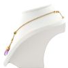 Bulgari Mediterranean Eden  necklace in pink gold, amethyst and peridot - Detail D2 thumbnail