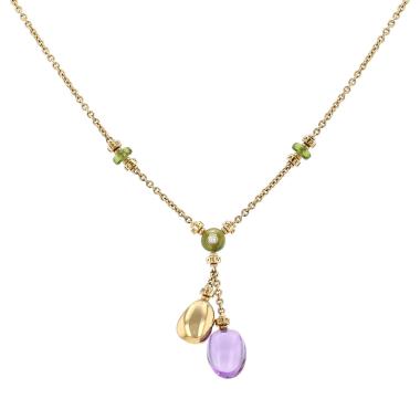 Collar Bulgari Mediterranean Eden  de oro rosa, amatista y peridoto Collar Bulgari Mediterranean Eden  de oro rosa, amatista y peridoto