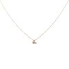 Lorenz Bäumer Papillon necklace in pink gold and diamonds - 00pp thumbnail