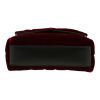 Saint Laurent  Toy Loulou shoulder bag  in burgundy velvet - Detail D1 thumbnail