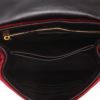 Bolso bandolera Saint Laurent  Toy Loulou en terciopelo color burdeos - Detail D3 thumbnail