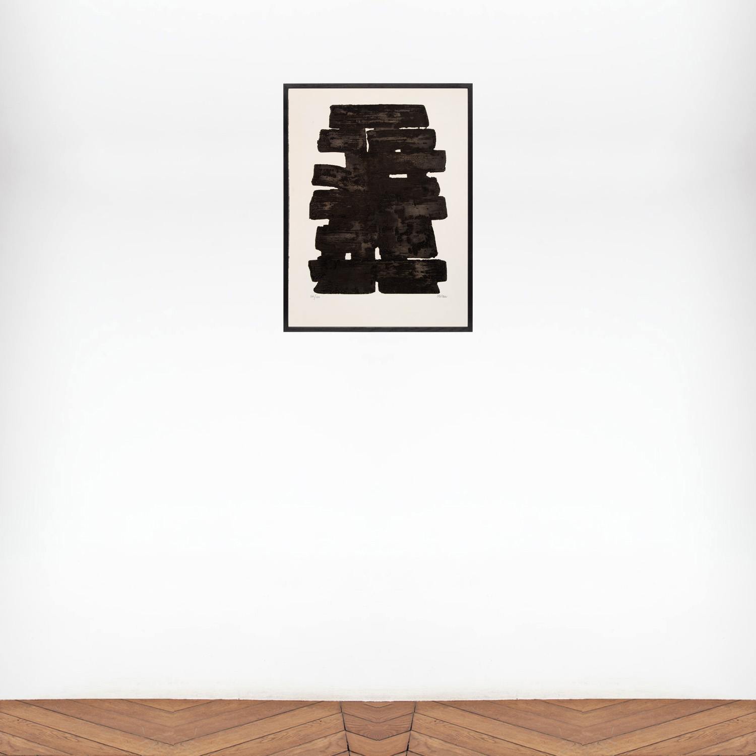 Pierre Soulages (1919-2022), Eau-forte XIII - 1957 - Detail D5