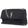 Bolso bandolera Saint Laurent  West Hollywood en cuero granulado azul - 00pp thumbnail