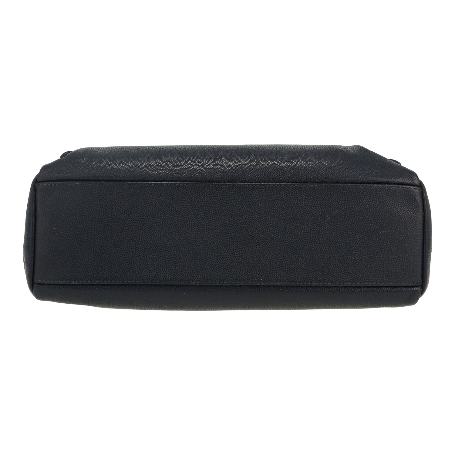 Saint Laurent West Hollywood shoulder bag in blue grained leather - Detail D1