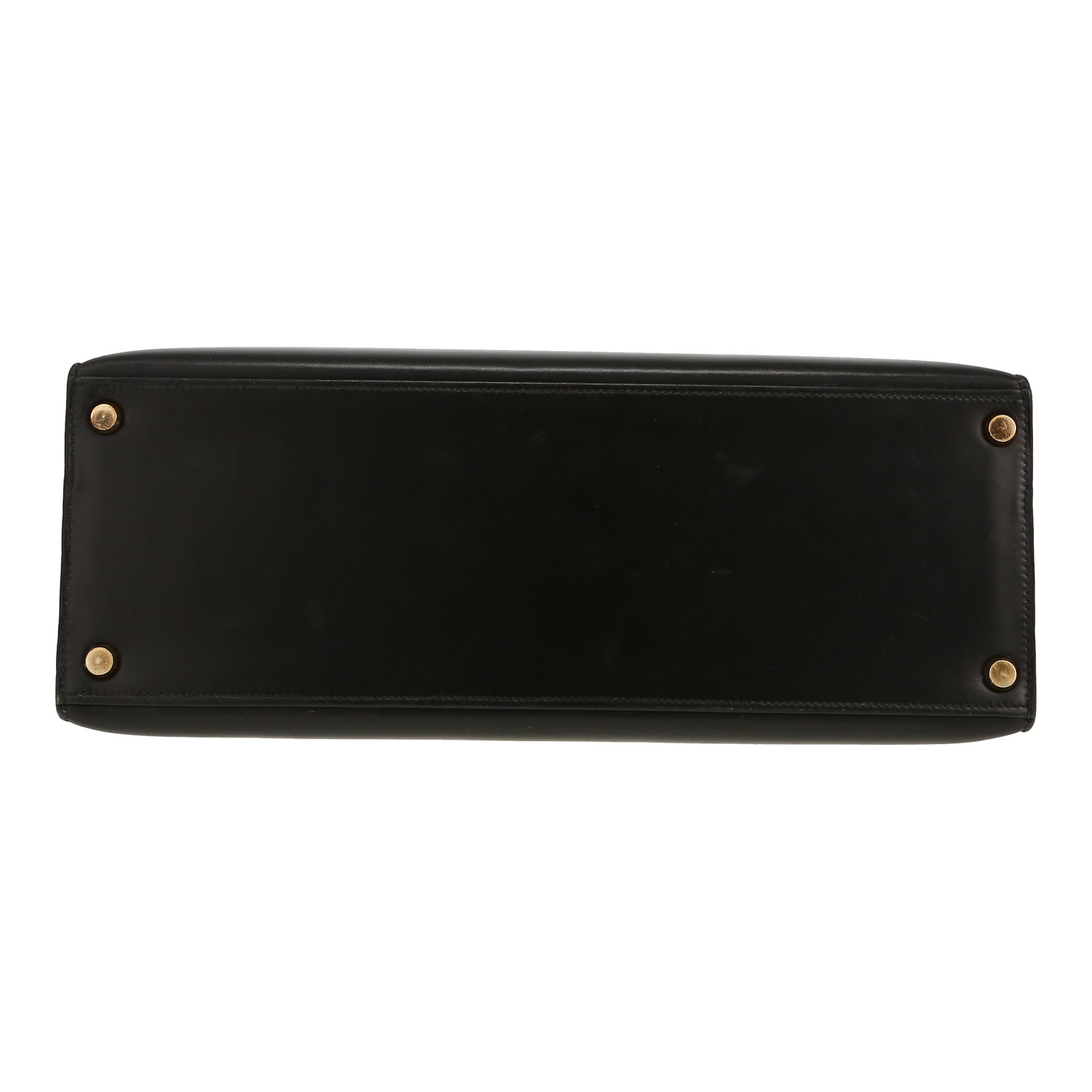 Borsa Hermès  Kelly 32 cm in pelle box nera - Detail D1