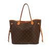 Bolso Cabás Louis Vuitton  Neverfull en lona Monogram marrón y cuero natural - 360 thumbnail