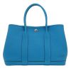 Hermès  Garden shopping bag  in blue togo leather - Detail D4 thumbnail