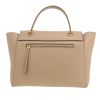 Celine  Belt medium model  handbag  in beige grained leather - Detail D4 thumbnail