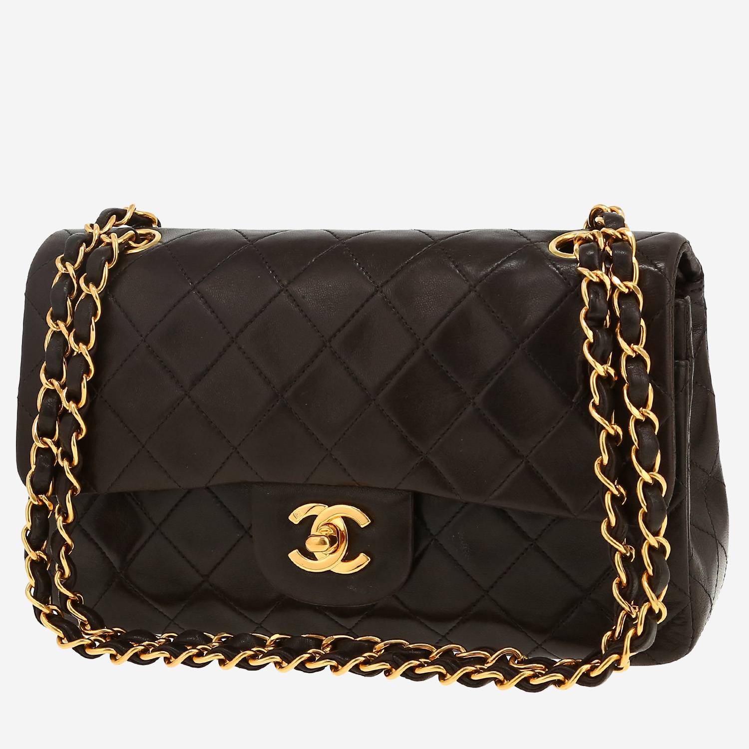 Sac bandoulière Chanel  Timeless Petit en cuir matelassé marron