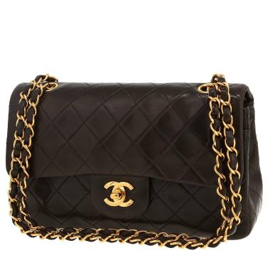 Borsa a tracolla Chanel  Timeless Petit in pelle trapuntata marrone