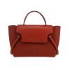 Sac à main Celine  Belt en cuir rouge-rouille - 360 thumbnail