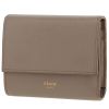 Celine   wallet  in taupe grained leather - 00pp thumbnail