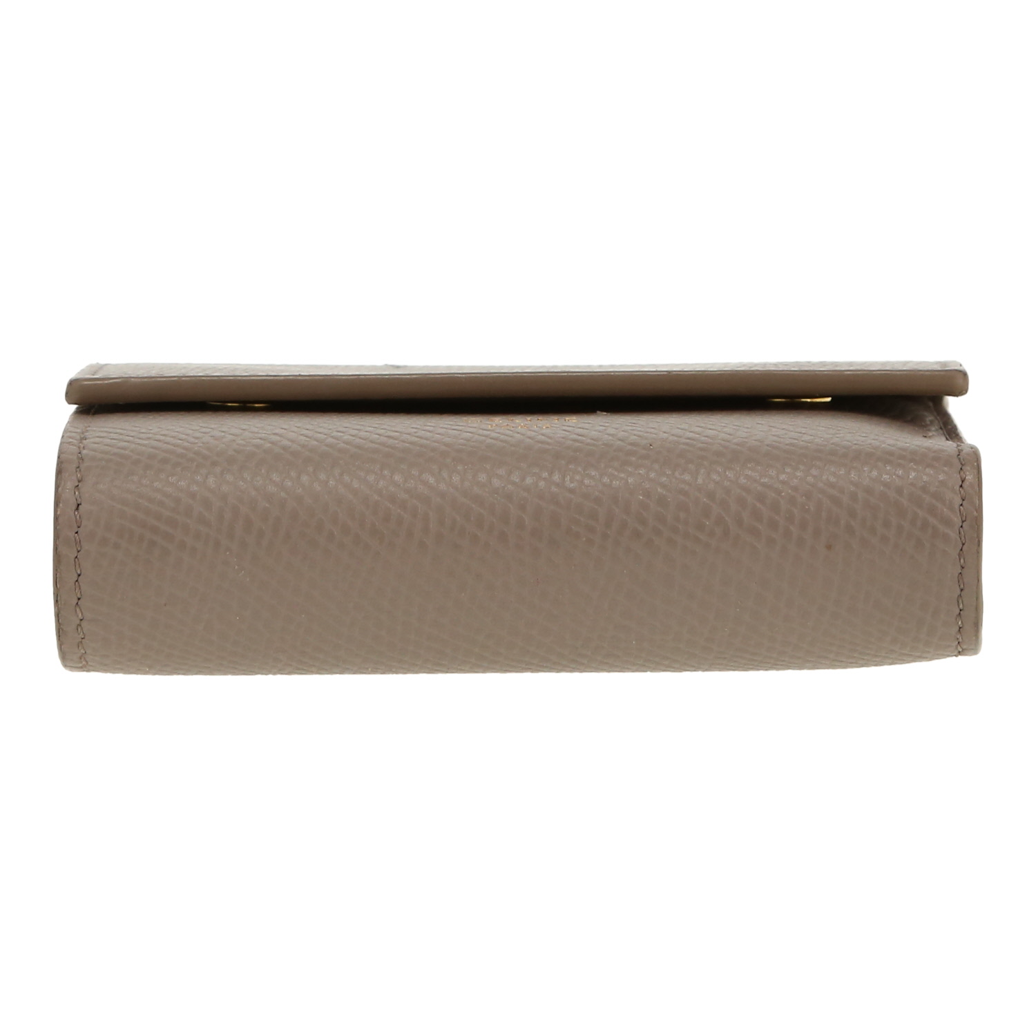 Celine   wallet  in taupe grained leather - Detail D1