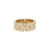 Cartier Maillon Panthère medium model ring in yellow gold and diamonds - 00pp thumbnail