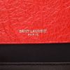 Saint Laurent  Niki Baby shoulder bag  in red chevron quilted leather - Detail D2 thumbnail