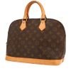 Bolso de mano Louis Vuitton  Alma en lona Monogram marrón y cuero natural - 00pp thumbnail