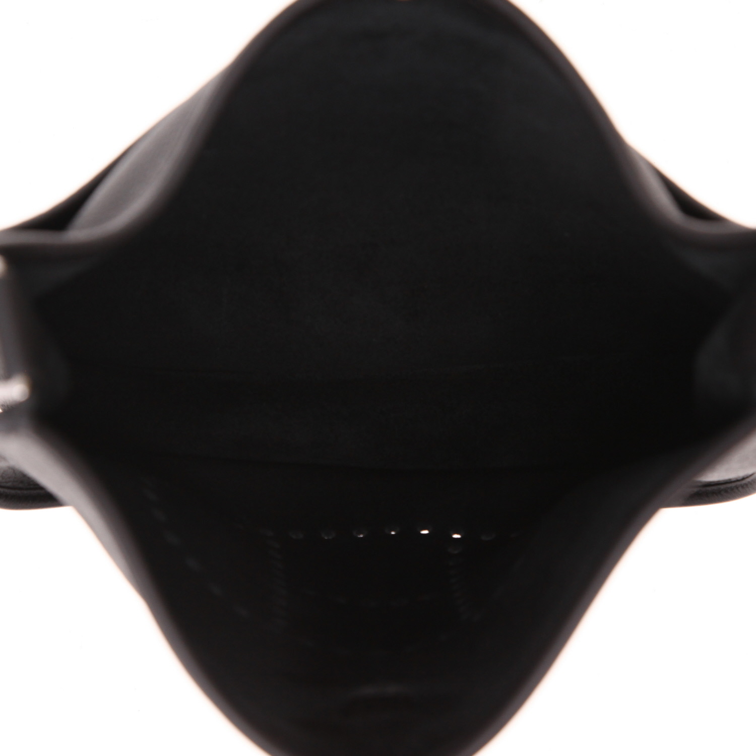 Bolso bandolera Hermès  Evelyne III en cuero togo negro - Detail D3