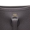 Borsa a tracolla Hermès  Mini Evelyne in pelle taurillon clemence nera - Detail D2 thumbnail