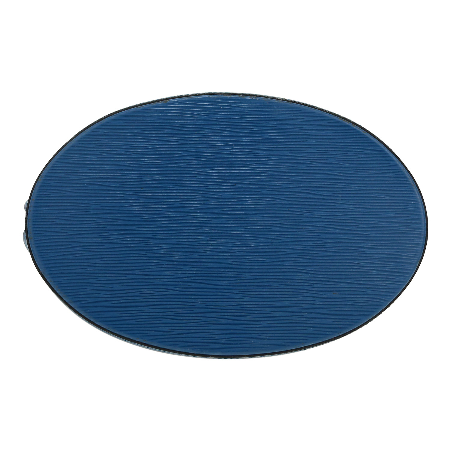 Borsa Louis Vuitton  Cluny in pelle Epi blu - Detail D1