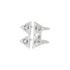 Open Messika Théa ring in white gold and diamonds - 00pp thumbnail