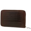 Hermès   wallet  in brown alligator - 00pp thumbnail