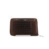 Hermès   wallet  in brown alligator - 360 thumbnail