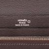 Hermès   wallet  in brown alligator - Detail D2 thumbnail