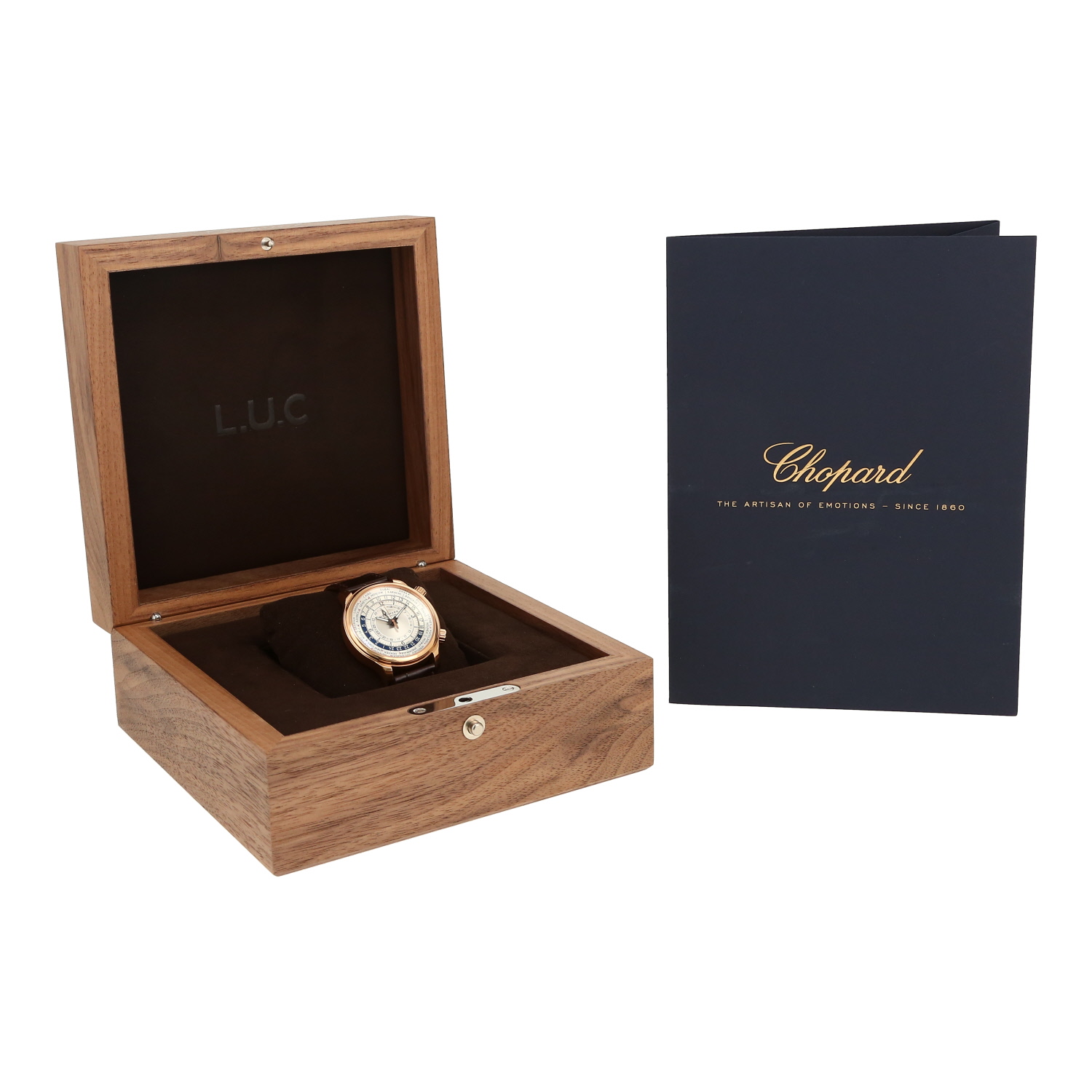 Chopard L.U.C Time Traveler One en or rose Ref : 161942-5001  in pink gold Circa 2022
