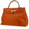 Bolso de mano Hermès  Kelly 35 cm en cuero Courchevel color oro - 00pp thumbnail