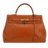 Borsa Hermès  Kelly 35 cm in pelle Courchevel gold - 360 thumbnail