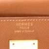 Bolso de mano Hermès  Kelly 35 cm en cuero Courchevel color oro - Detail D2 thumbnail