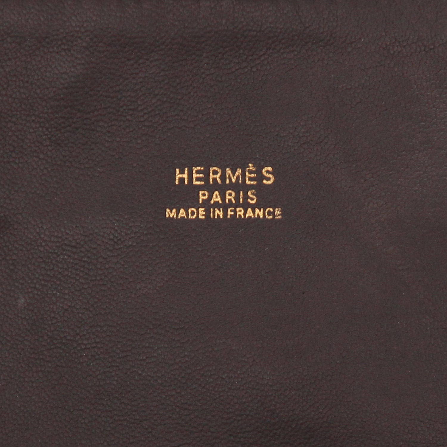 Sac à main Hermès  Bolide en cuir Courchevel marron - Detail D2