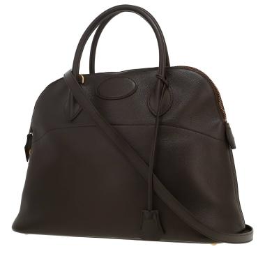 Borsa Hermès  Bolide in pelle Courchevel marrone