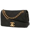 Bolso bandolera Chanel   en cuero acolchado negro - 00pp thumbnail