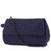 Borsa a tracolla Bottega Veneta   in pelle intrecciata blu - 00pp thumbnail