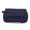 Borsa a tracolla Bottega Veneta   in pelle intrecciata blu - 360 thumbnail