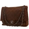 Bolso bandolera Chanel  Timeless Maxi Jumbo en cuero marrón - 00pp thumbnail