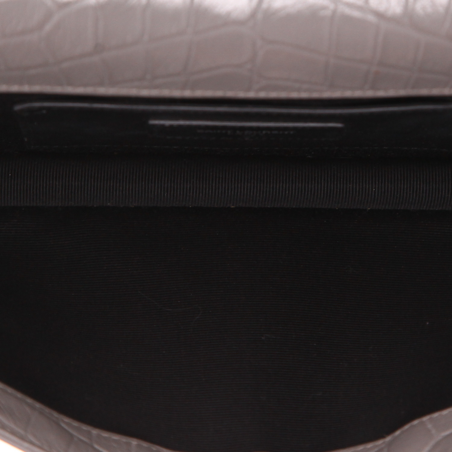 Saint Laurent  Kate pouch  in grey leather - Detail D3